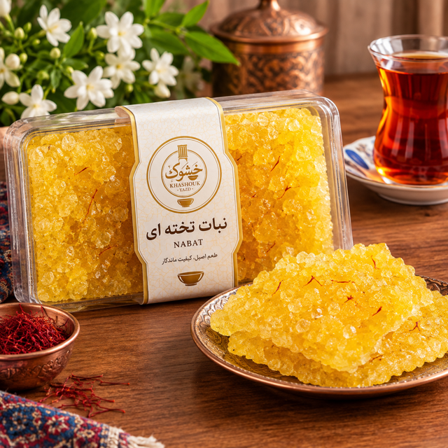نبات تخته ای زعفرانی